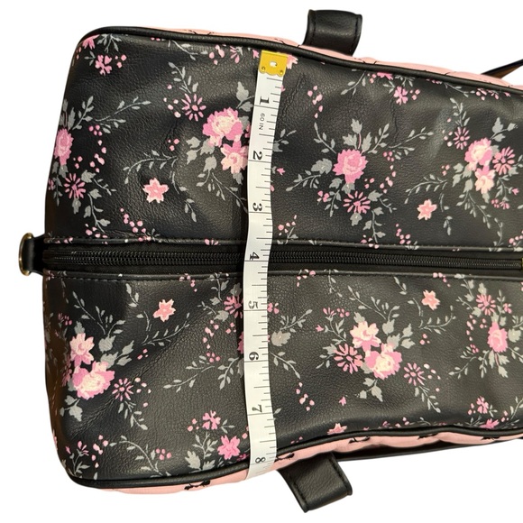 Luv Betsey by Betsey Johnson Quilted Floral Weekender Duffel Bag - Picture 10 of 15
